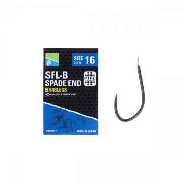 Preston innovations sfl b spade end barbless hooks