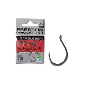 Preston preston pr c1 barbless hooks uitlopend