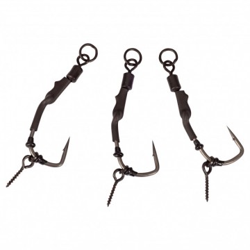 Saenger anaconda piercer ronnie rig angle 90 tgx micro barb fishing hook 0