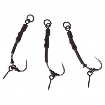 Saenger anaconda piercer ronnie rig curve shank micro barb 0